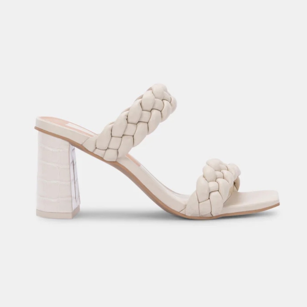 NWOT Dolce Vita Paily Heels | Size 7.5, Color Ivory Stella